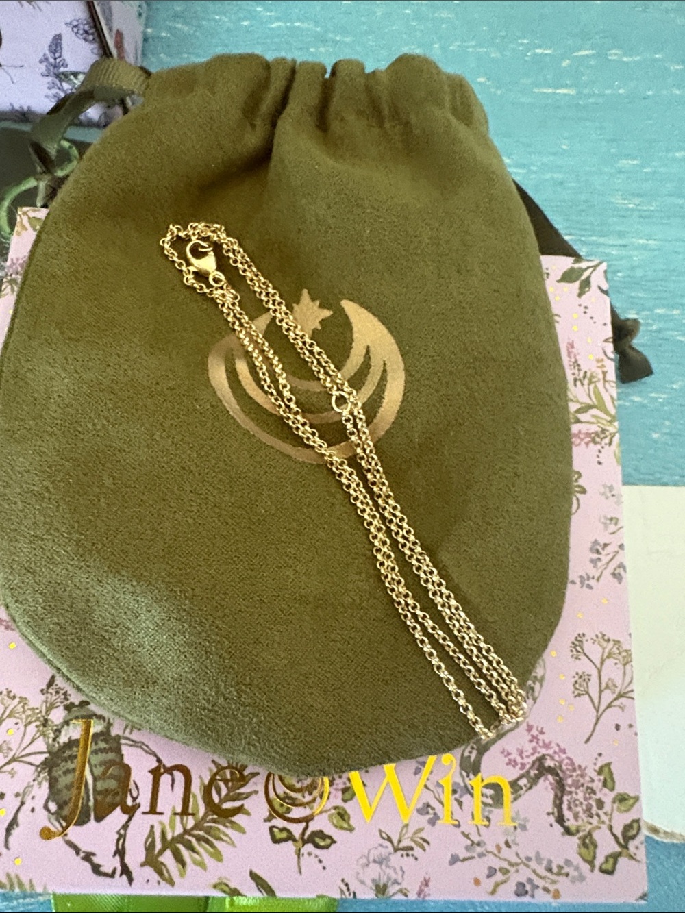 Brand new Jane Win classic 16-18” Rolo chain